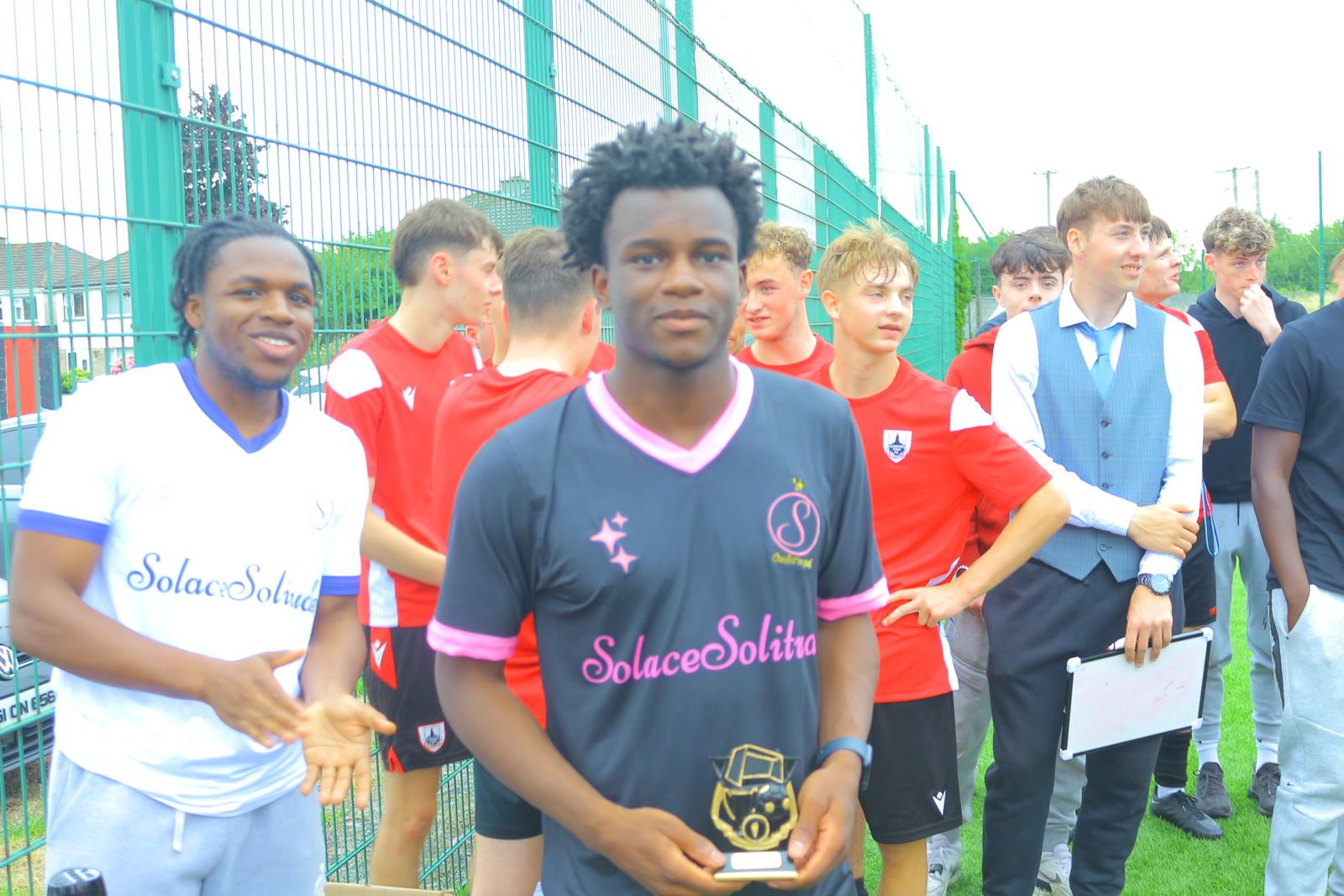 Best player award presentation at the 2026 tournament