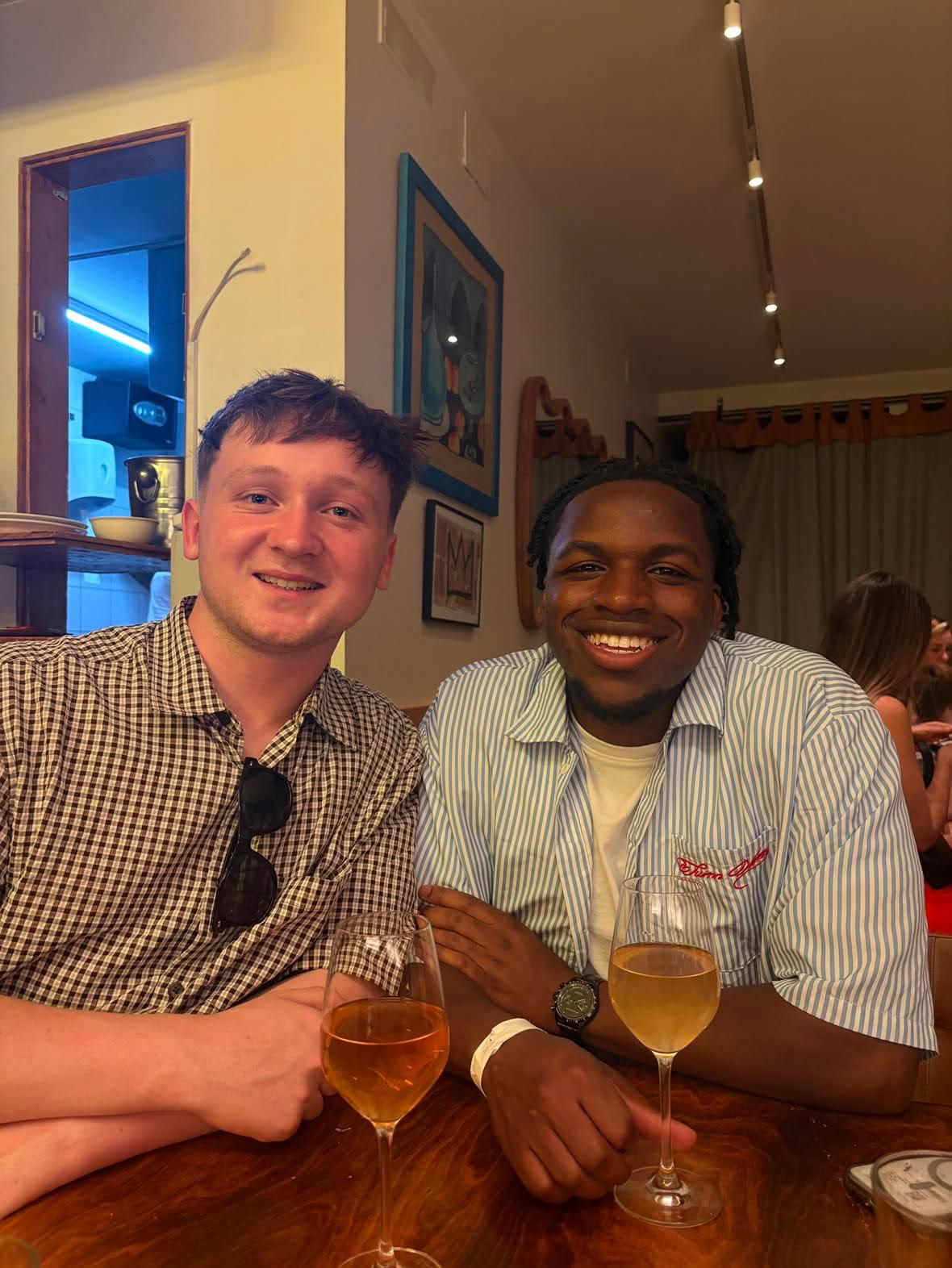 Niall out with a friend