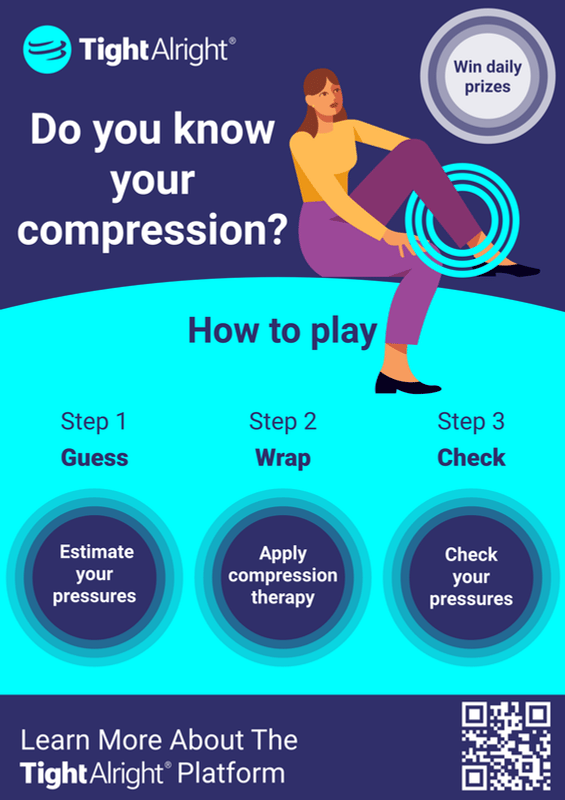 Bandaging Competition poster designed for the EWMA conference stand
